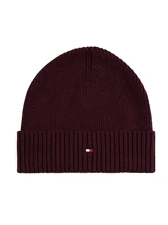 TOMMY HILFIGER | Mütze - Haube | dunkelrot